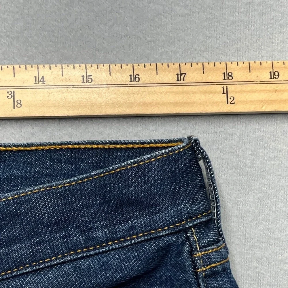 VTG Levi's 501 Raw‎ Denim Look Jeans Mens 38x34 fit(34x32) Dark Wash Rigid Y2K